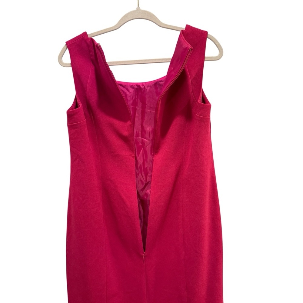 NWT Le Suit Shawl-Collar Jacket & Sheath Dress Suit Set Career Office Pink Sz 6 - Picture 9 of 14
